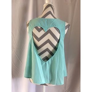 Light Blue Heart Shirt